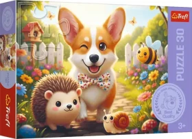 TREFL Puzzle Den s corgi