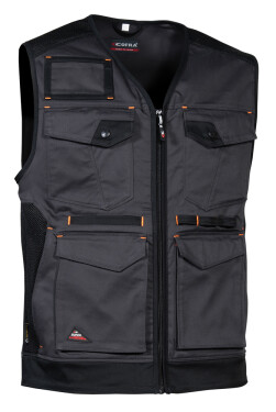 Pracovní vesta COFRA KUNIR Barva: Antracitová, Velikost: 60 (V616-0-04_Z60)