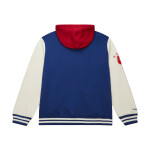 Mitchell & Ness Pánská mikina New York Rangers NHL Courtside Fleece Button Front Vintage Logo Velikost: XL