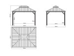 Sojag Messina 10x12 298x363x292 cm antracit