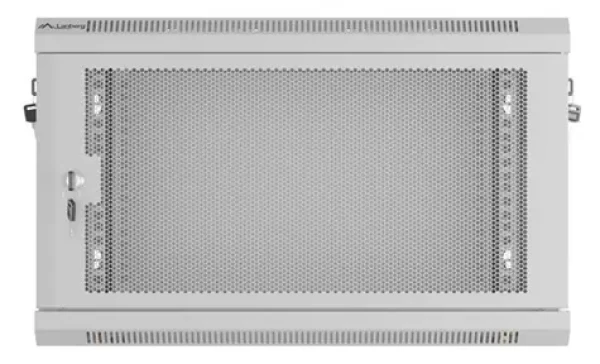 Lanberg WF01-6406-23S šedá / Nástěnný rozvaděč / 19" / 6U / 600×450 mm / perforované dveře / flat pack (WF01-6406-23S)