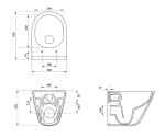 CERSANIT - Sada C947 REMO PRO ovál TS DUR SC EO BOX S4035-001
