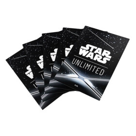 Obaly na karty Star Wars: Unlimited - Card Back Black - 60 ks