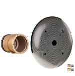 Hugo Lahme sací těleso z červeného bronzu, s nerezovým (V4A) sacím sítem, DN=80 mm, připojení DIN příruba, průměr síta 350 mm