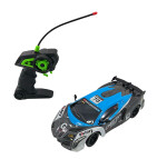 Mamido Auto na dálkové ovládání RC Racing Mania 1:18 se světelnými efekty modré