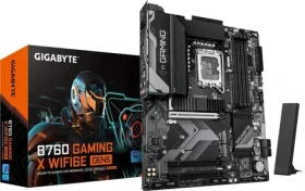 GIGABYTE B760 GAMING X WIFI6E GEN5 / B760 / LGA1700 / 4xDDR5 / 4xSATA III / USB / 1xPCIE x16 / 1x2.5GLAN / 3xM.2 / ATX (B760 G X WF6E GEN5)