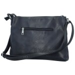 Stylová dámská koženková crossbody kabelka Stacy, tmavě modrá