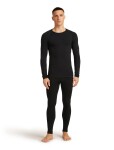 ICEBREAKER Mens 260 Zoneknit Seamless LS Crewe, Black velikost: M