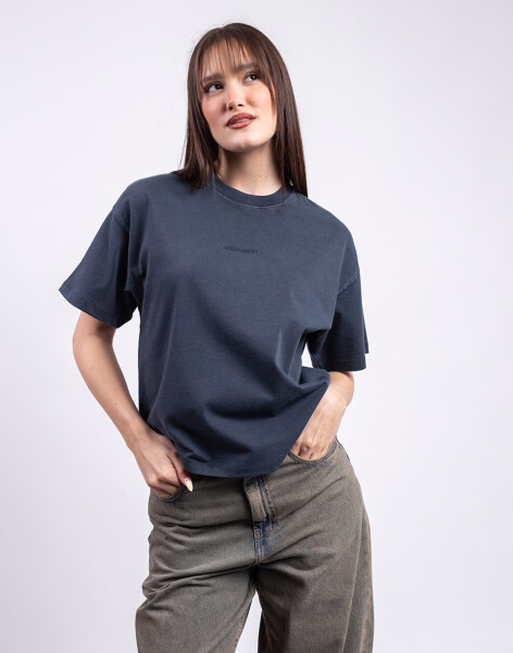 Tričko Carhartt WIP W' S/S Benton T-Shirt Carbon garment dyed