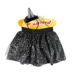 Set čarodějnický se sukni tutua s čelenkou