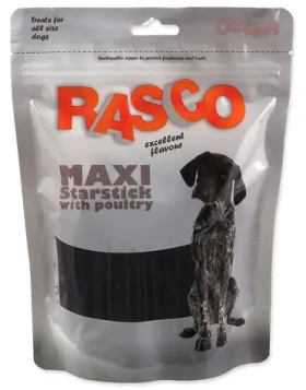 Rasco Pochoutka maxi tyčinka ve tvaru hvězdy s drůbežím / Pamlsky pro psy / 10 cm / 450 g (4904-65373)