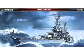 Academy Model Kit loď 14107 USS CA 35 INDIANAPOLIS 1:350