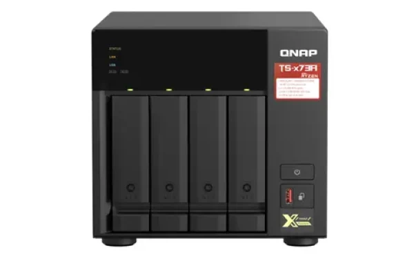 QNAP TS-473A-8G / 4x HDD / Ryzen V1500B 2.2 GHz / 8 GB DDR4 / 3.52.5 SATA / 2x2.5GLAN (TS-473A-8G)