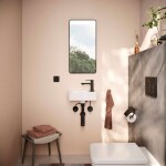 HANSGROHE - Xarita Lite Q Zrcadlo s LED osvětlením, 70x36 cm, matná černá 54955670