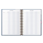 Busy B Nedatovaný zápisník pro učitele Graphic, modrá barva, multi barva, papír