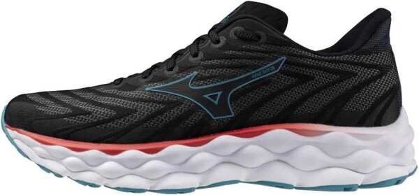 Mizuno Wave sky 8 Black Black Enamel Blue - Běžecké boty Mizuno WAVE SKY 8 J1GC240255 Velikost obuvi v EU: 42