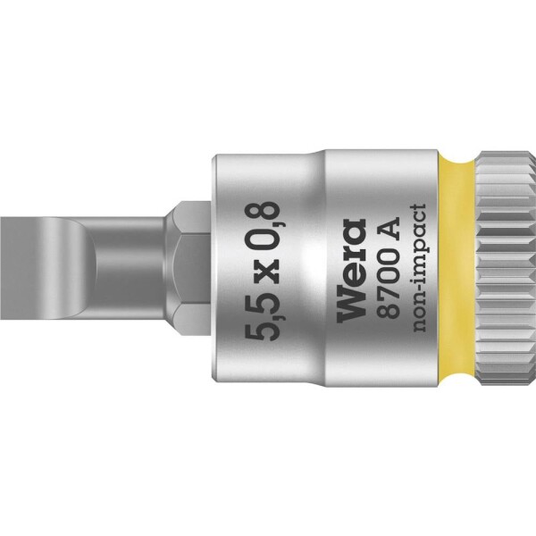 Wera 8700 A FL 05003320001 plochý nástrčný klíč funkce zadržení 6.3 mm 1/4 5.5 mm 5.5 mm 1/4 (6,3 mm)
