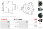 Alternátor A3040