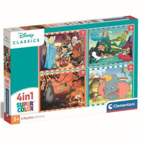 Puzzle Disney 4v1 (12+16+20+24 dílků)