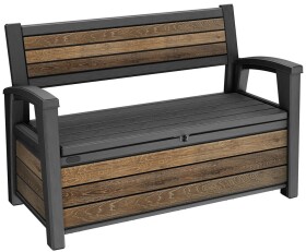 KETER DECO GARDEN lavice 227 L - Walnut