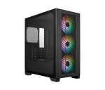 Cooler Master case Elite 301, mATX, Průhledná bočnice, 3x 120mm ARGB Fan, Černá EDF_1566396