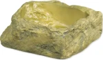 Exo Terra Napáječka malá / Miska do terária / imitace kamene / 10x10 cm (107-PT2801)