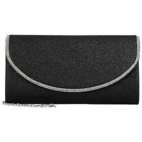 Módní dámská plesová kabelka Moon Darla, černá