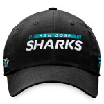 Fanatics Pánská kšiltovka San Jose Sharks Authentic Pro Game & Train Unstr Adj Black