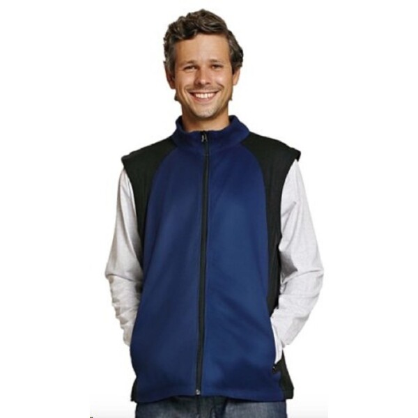 Vesta softshellová TEJON XL 95%polyester, 5%spandex, černo/šedá DOPRODEJ!!!