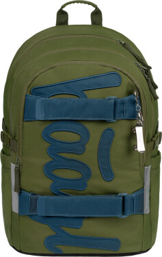 BAAGL Školní batoh Skate Olive GRS