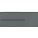 MEXEN/S - Orio koupelnová skříňka 120 cm s umyvadlem Otis levá, 2S, 1D, grafit mat/bílá mat 91A13-12047-3-BBFFF66-W18L01