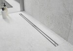 MEXEN - Flat 360 Slim podlahový žlab 90 cm otočný nerez 1041090