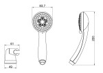 INVENA - Sprchový set MINI ESLA AU-94-M01-C