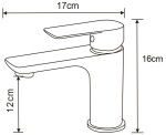 MEXEN/S - Alfa DQ40 Set umyvadlové a sprchové baterie s příslušenstvím, bílo/zlatá 745704DQ40-25