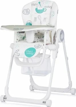 CHIPOLINO Jídelní židlička Master Chef Platinum / Nosnost: 15 kg (147911)