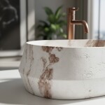 REA - Umyvadlo na desku Zoe Travo REA-U3540