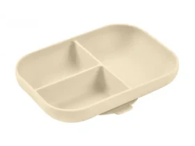 Beaba Talíř silikonový dělený s přísavkou Clay (913614BB)