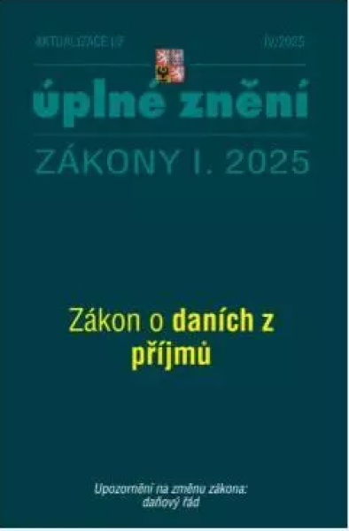 Aktualizace I/2 2025 - Daně z příjmů