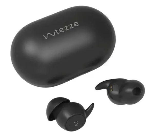 Intezze DREAM černá / Bezdrátová sluchátka / mikrofon / ANC / Bluetooth 5.3 / IPX5 / dobíjecí pouzdro (8594193722594)