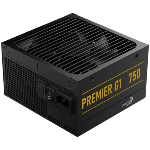 AeroCool Premier G1 černá / Zdroj / 750W / ATX 3.1 / PCIe 5.1 / 80 PLUS Gold (ACPG-PR75FEC.71)