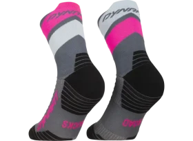 Dynafit Ultra Mid běžecké ponožky Cinder/Pink Glo vel. 39-42