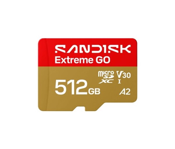 SanDisk micro SDXC karta 512GB Extreme GO (240 MB/s , UHS-I U3 V30) EDF_493819
