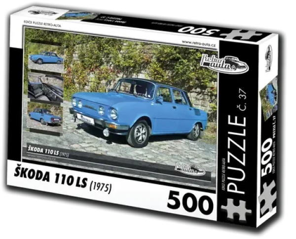 RETRO-AUTA Puzzle Škoda 110 LS (1975), č. 37