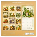 NOTIQUE Farmářské trhy 2027 / Poznámkový kalendář / 30 × 30 cm / Plastic Free