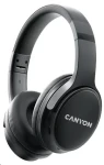 CANYON CNS-CBTHS4B černá / bezdrátová sluchátka / mikrofon / BT 5.3 / USB-C / 500 mAh (CNS-CBTHS4B)