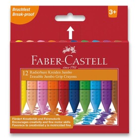 Voskové pastelky Faber-Castell Colour Grip Jumbo 12ks