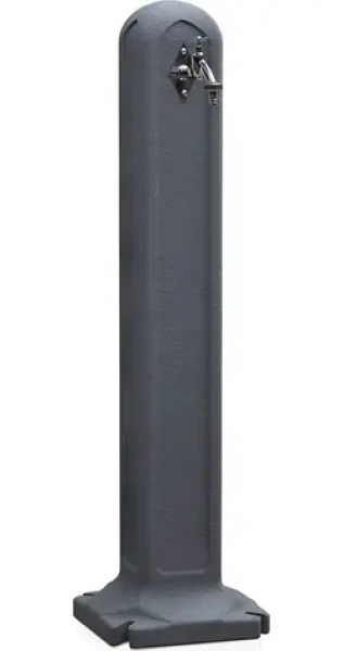 PROSPERPLAST Zahradní sloupek s kohoutkem Tanker antracit / 90x24 cm / plast (ITWTAN-S433)