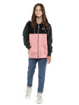 Horsefeathers OLIVE DUSTY PINK dětská mikina na zapínání - XL