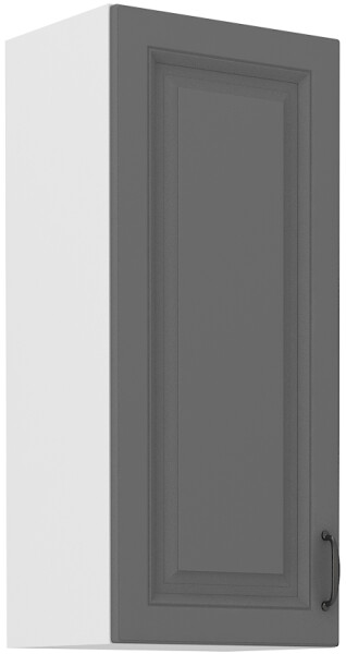 Horní skříňka Stilo 40 G-90 1F Barva korpusu: Bílá, Barva dvířek: Dust Grey