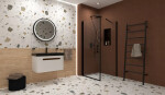 Sprchový kout obdélník 100x90 cm SAT Fusion SATFUD100S90C SATFUD100S90C